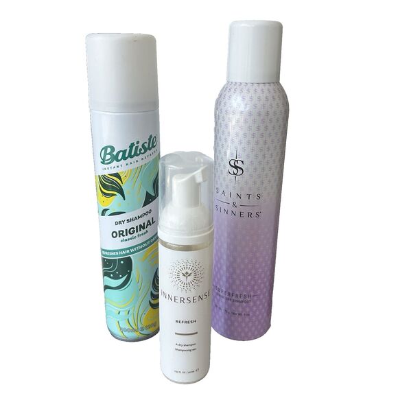 Hair Care DRY SHAMPOO Bundle of 3 Saints & Sinners Batiste & Innersense Refresh - Picture 2 of 5